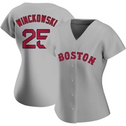 Authentic Josh Winckowski Women's Boston Red Sox Road Jersey - Gray