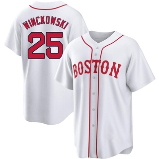 Replica Josh Winckowski Youth Boston Red Sox 2021 Patriots' Day Jersey - White